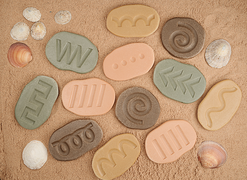 Taal - schrijfvaardigheid - Feels-Write Pre-Writing Stones - set van 12