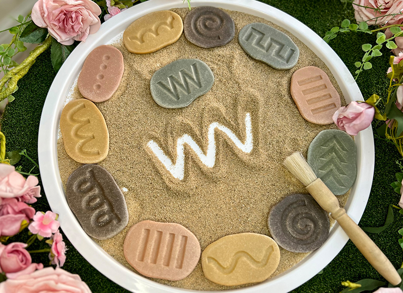 Taal - schrijfvaardigheid - Feels-Write Pre-Writing Stones - set van 12