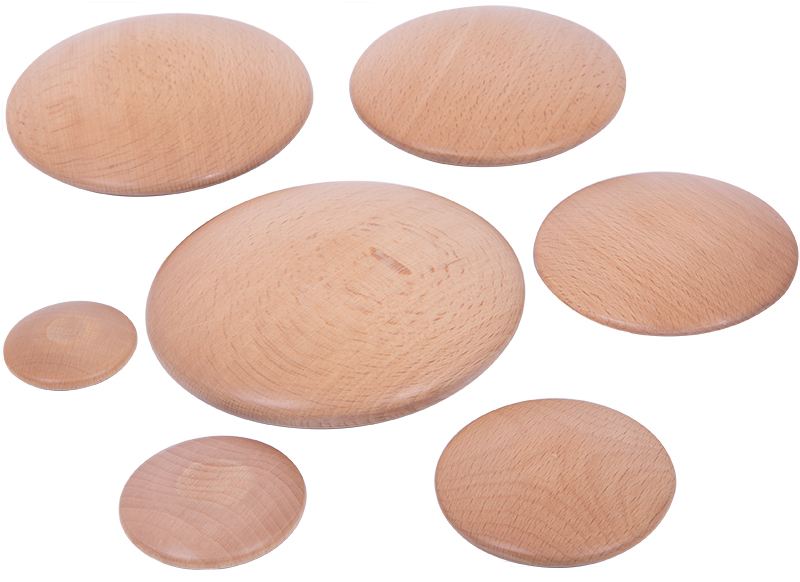 Loose parts - tickit - stenen natuur - set van 7