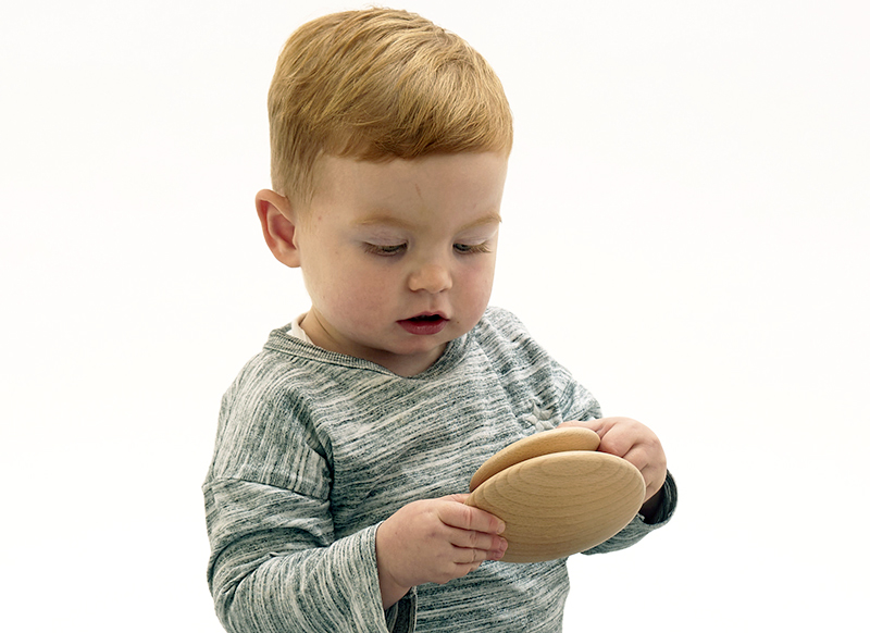 Loose parts - tickit - stenen natuur - set van 7
