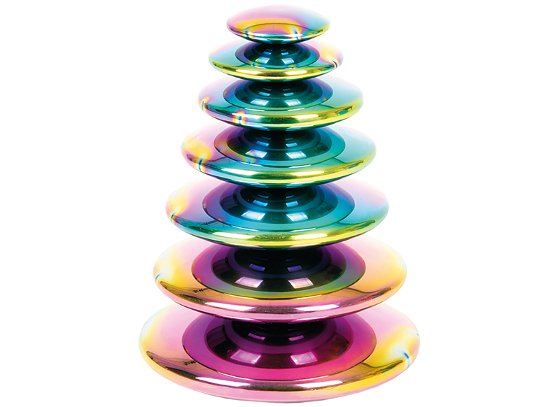 Open-ended - tickit Sensory Reflective Colour Burst Buttons - metalen stenen gekleurd - set van 7