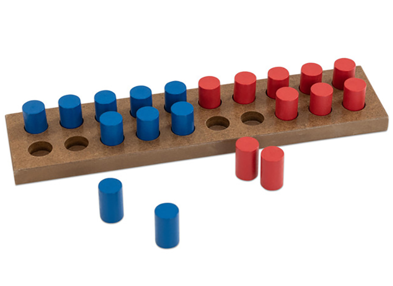 Rekenblok - pionnen - rekenen - hout - per set