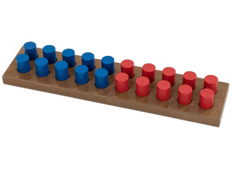 Rekenblok - pionnen - rekenen - hout - per set