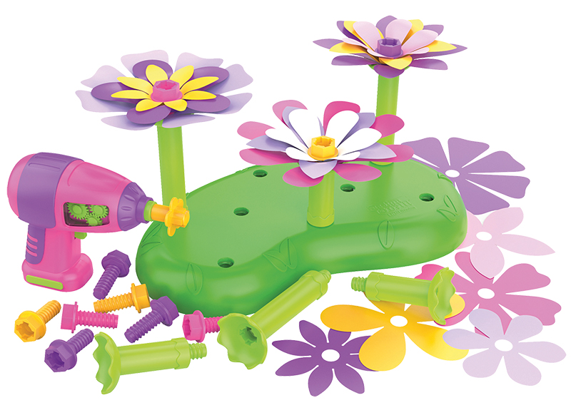 Fijne motoriek - bloemen - schroeven - Learning Resources - Design & Drill - per set