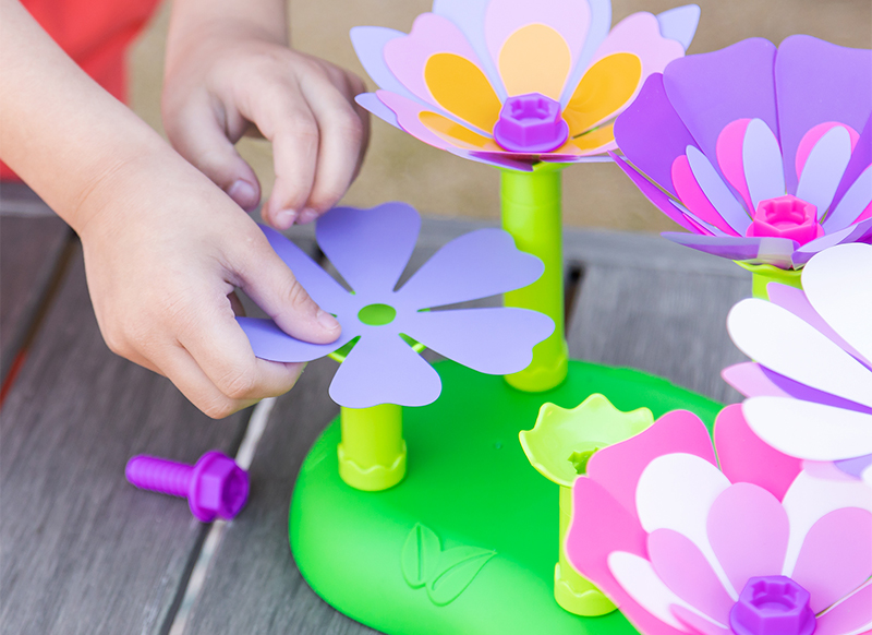 Fijne motoriek - bloemen - schroeven - Learning Resources - Design & Drill - per set
