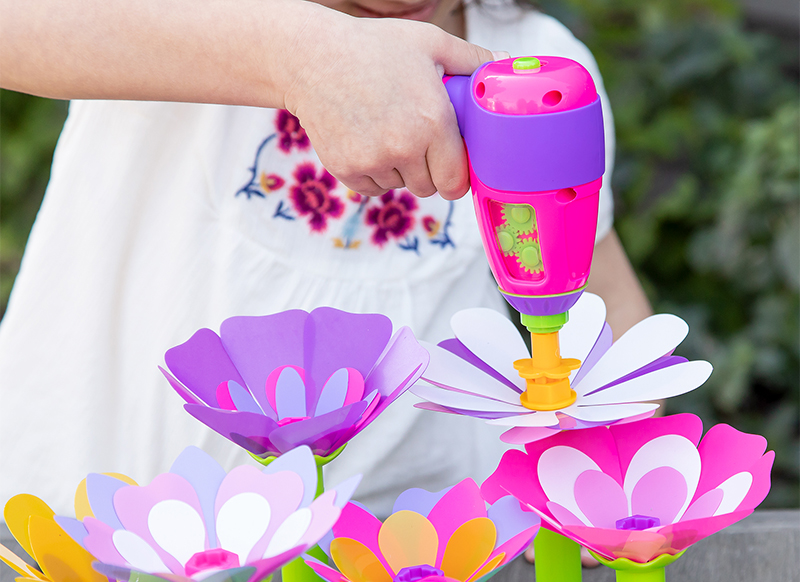 Fijne motoriek - bloemen - schroeven - Learning Resources - Design & Drill - per set