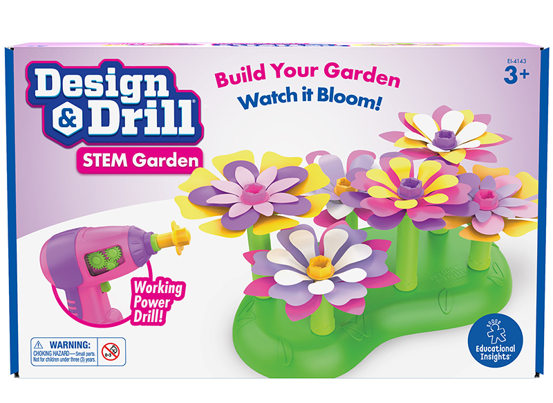 Fijne motoriek - bloemen - schroeven - Learning Resources - Design & Drill - per set