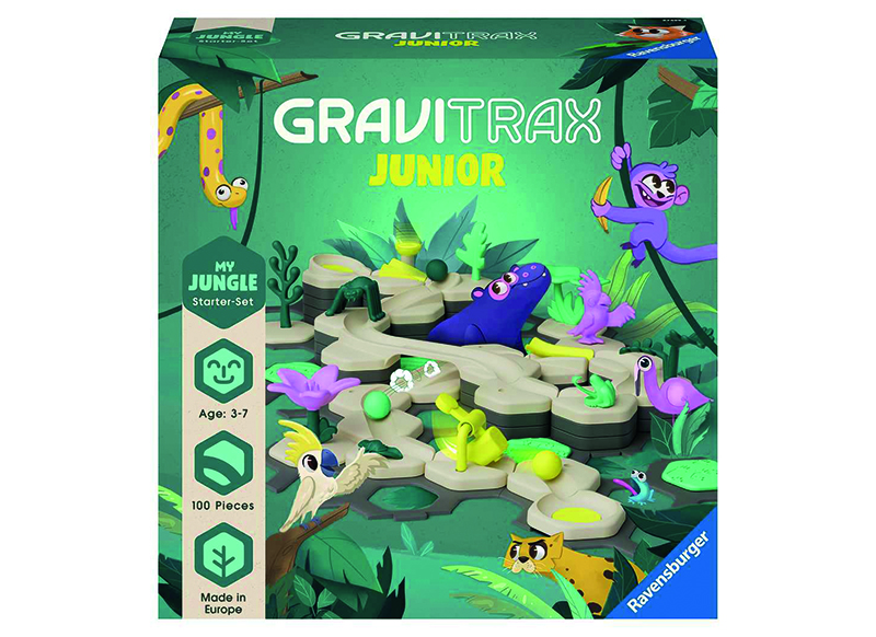 Bouwset - knikkerbaan - Ravensburger Gravitrax Junior - jungle - per set