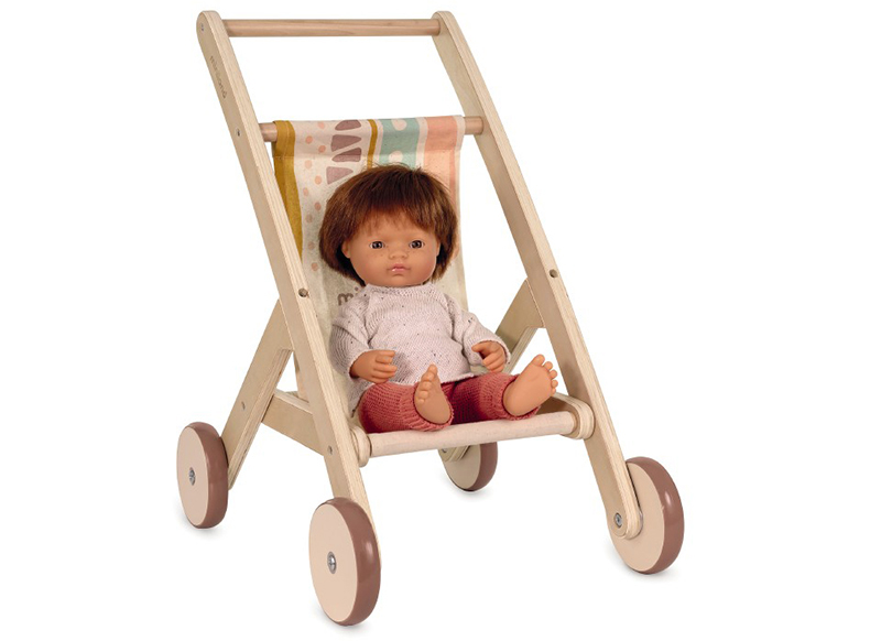 Poppenhuis - poppenaccessoires - Miniland - eco buggy - per stuk