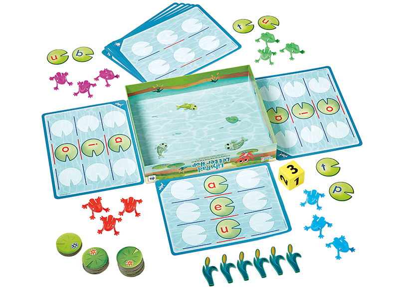 Spel - taalspel - hand2mind Lily Pad Letter Hop Word-Building Game - per spel