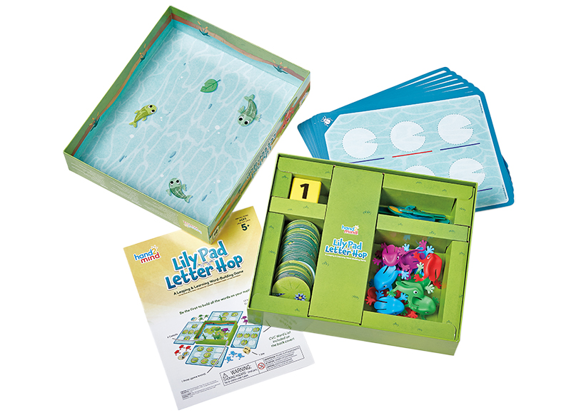 Spel - taalspel - hand2mind Lily Pad Letter Hop Word-Building Game - per spel