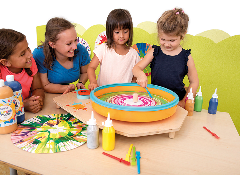 Schilder accessoires - draaischijf - Flying Colours - kunstwerk - per stuk