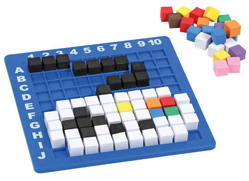 Spel - kleur- en vormspel - Learning Resources STEM Explorers Pixel Art Challenge - mozaïek pixelspel - per spel