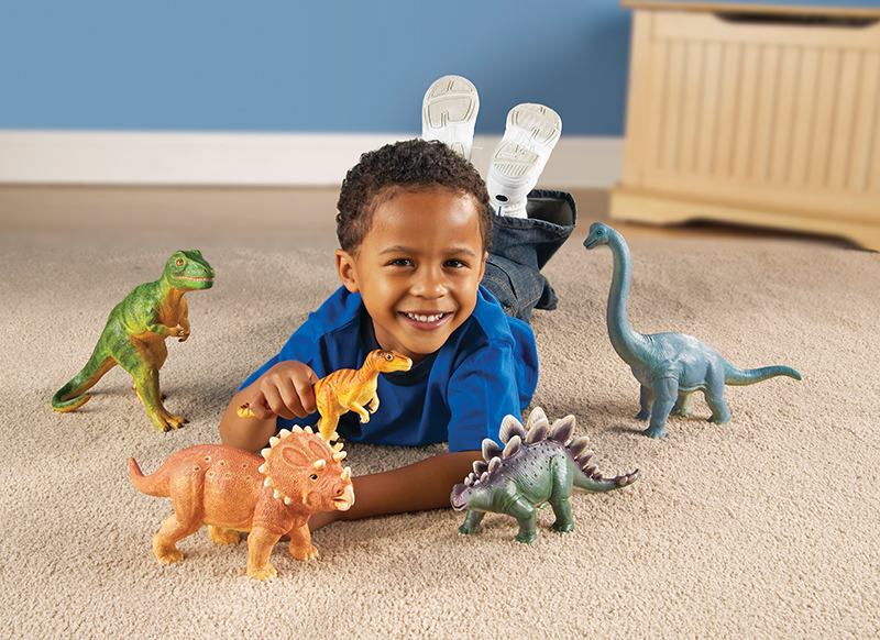 Speelgoed - figuren - Learning Resources Jumbo Dinosaurs - dinosaurussen - set van 5 assorti