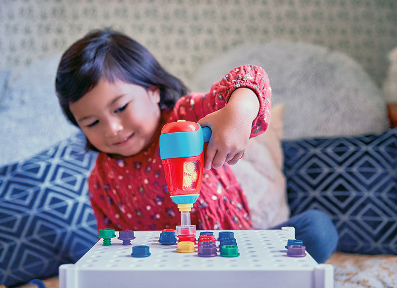 Bouwset - Educational Insights Design & Drill Activity Centre - per set