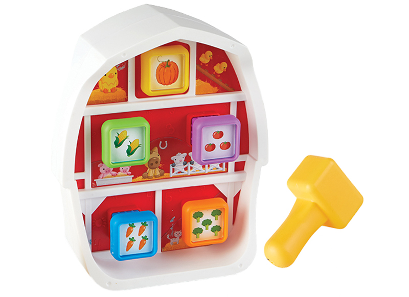 Spel - rekenspel - Learning Resources Barnyard Pounding Bench - telboerderij hamerbank - per spel