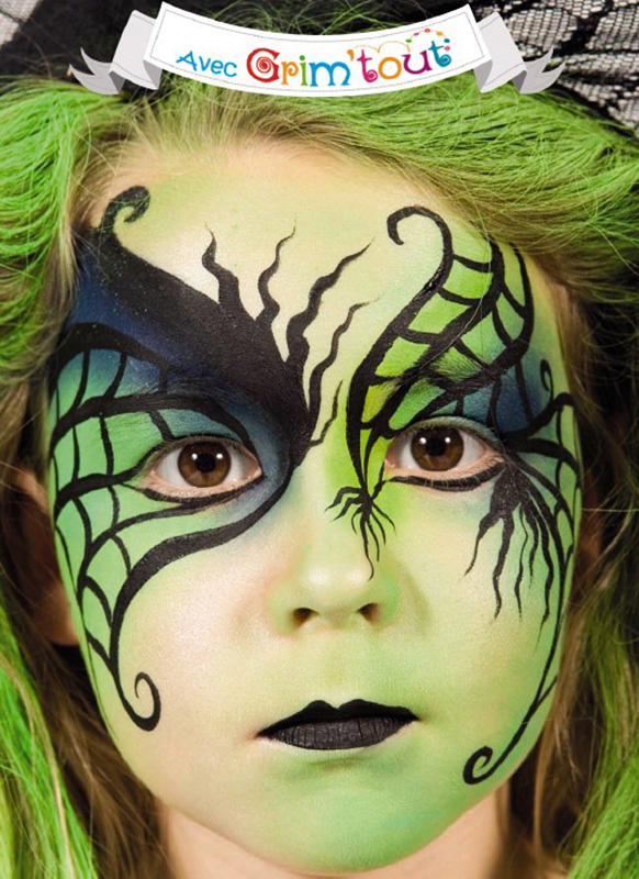 Schmink - Make-Up - Grim'tout - Losse Kleuren Waterschmink - per stuk - blauw - per stuk
