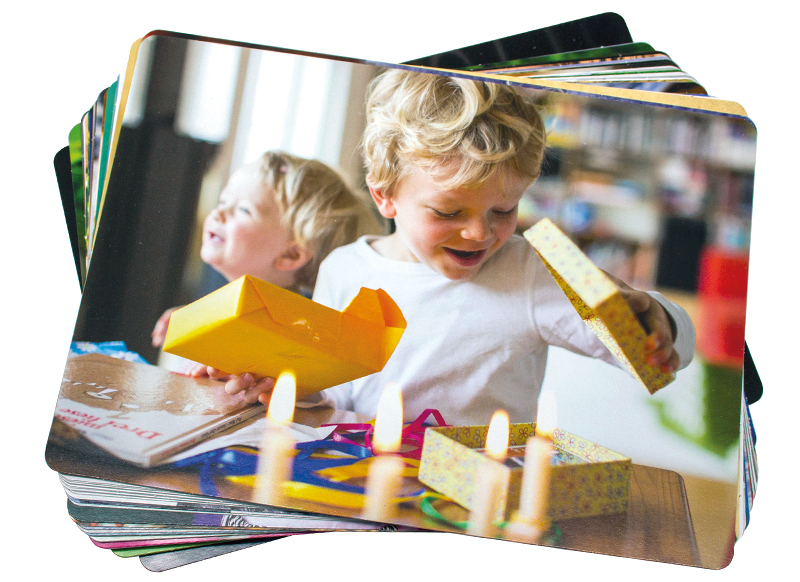 Kaarten - fotokaarten - emoties - set van 60 assorti