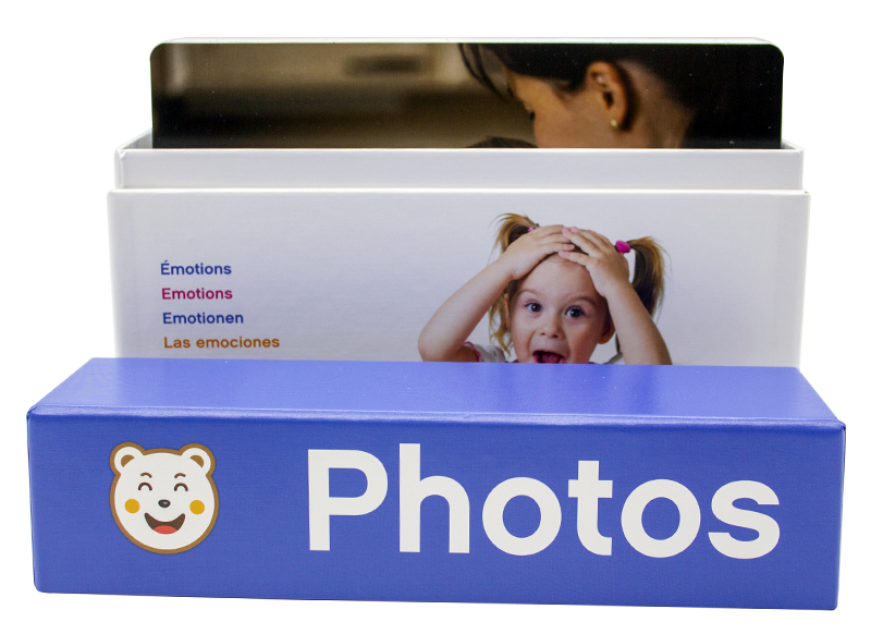 Kaarten - fotokaarten - emoties - set van 60 assorti