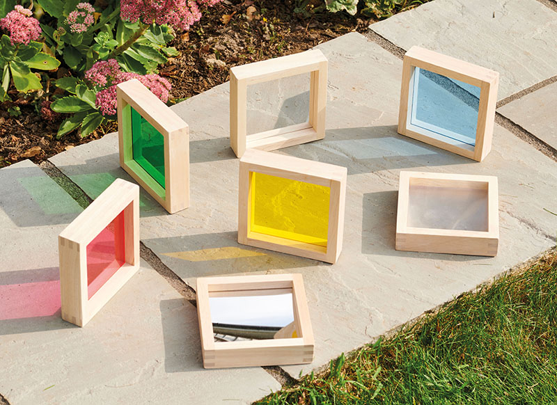 Lichtbord - Commotion Education - sensorische ruiten - 7 stuks