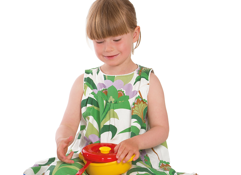 Kookset - eetset - Dantoy - plastic - set van 14 assorti