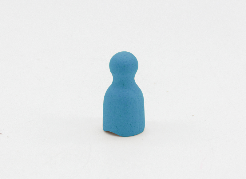 Rekenpionnen - Wissner - hout - blauw - set van 100