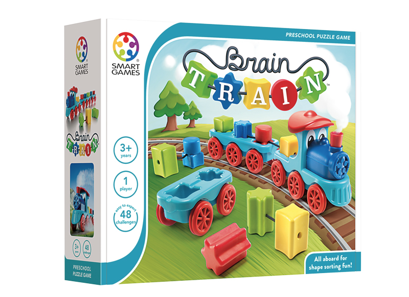 Denkspel - SmartGames - Brain Train - trein - vormenspel - per spel