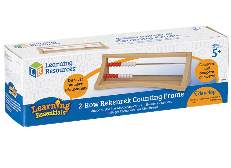 Wiskunde - Learning Resources 2-Row Counting Frame - 2-row rekenrek - per stuk
