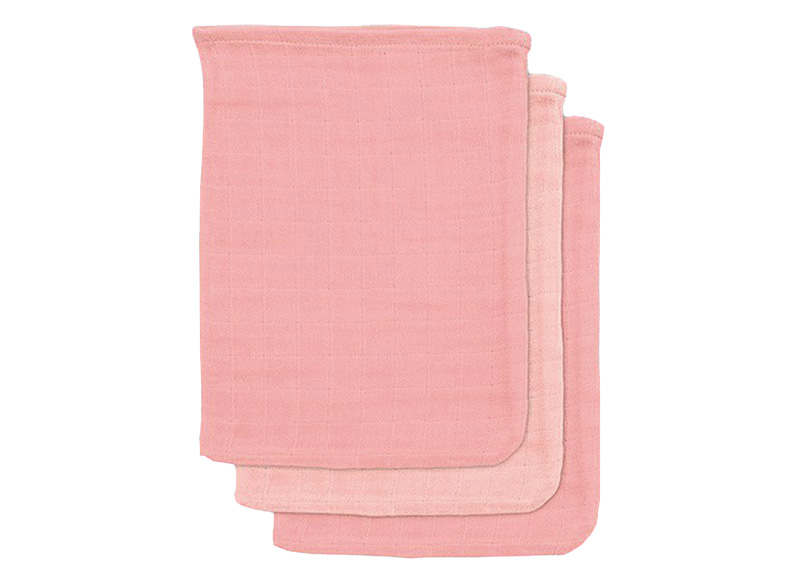 Textiel -  washandje tetra bamboe - Jollein - set van 3 - leverbaar in 4 tinten