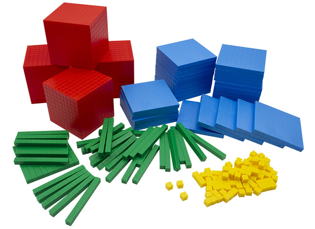 Rekenen - MAB materiaal - EDX Education - rekenblokken - voordeelpakket - per set