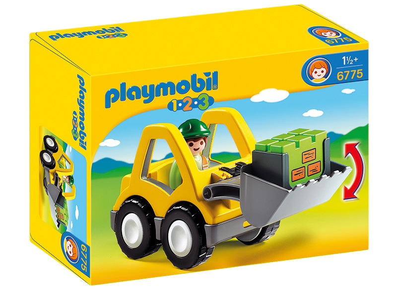 Eerste speelgoed Playmobil - 123 - graafmachine