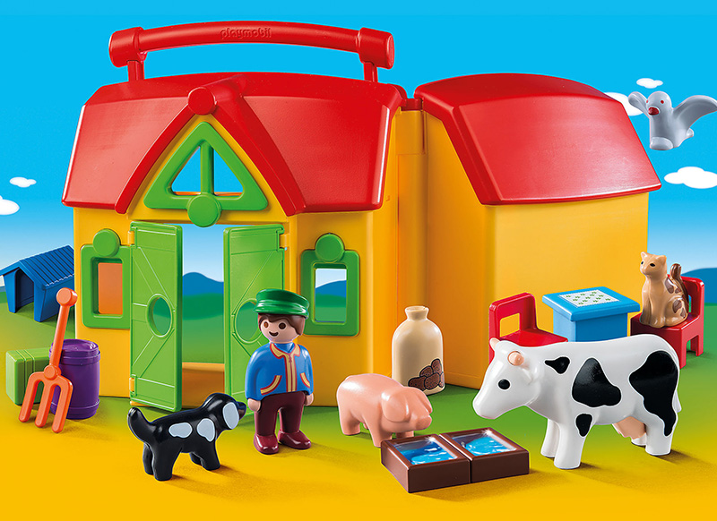 Eerste speelgoed - Playmobil - 123 - meeneemboerderij