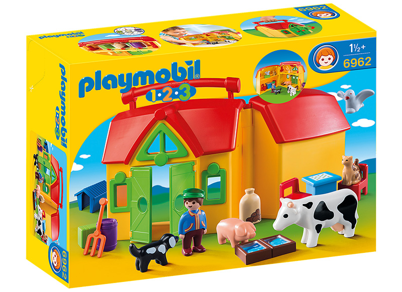 Eerste speelgoed - Playmobil - 123 - meeneemboerderij