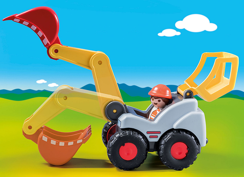 Eerste speelgoed - Playmobil - 123 - graaflader