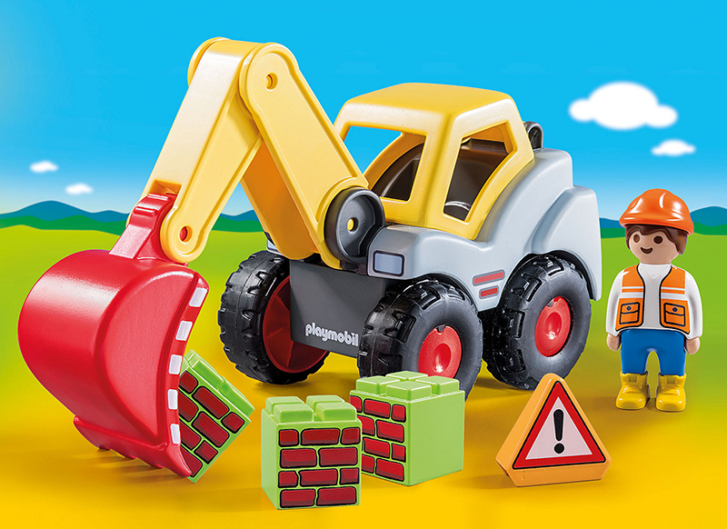 Eerste speelgoed - Playmobil - 123 - graaflader