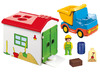 Playmobil 123 - werkman met sorteer-garage
