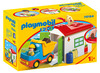 Playmobil 123 - werkman met sorteer-garage