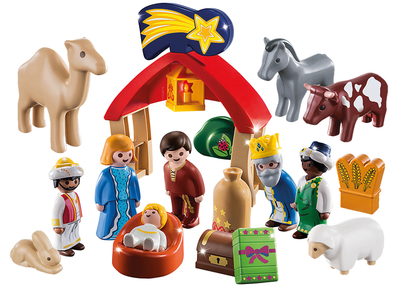 Eerste speelgoed - Playmobil - 123 - kerststal
