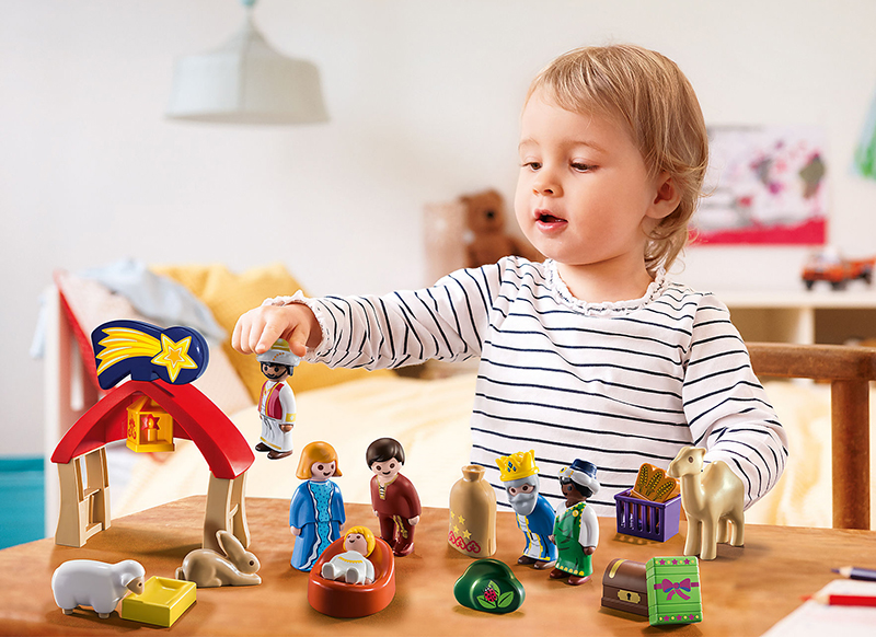 Eerste speelgoed - Playmobil - 123 - kerststal