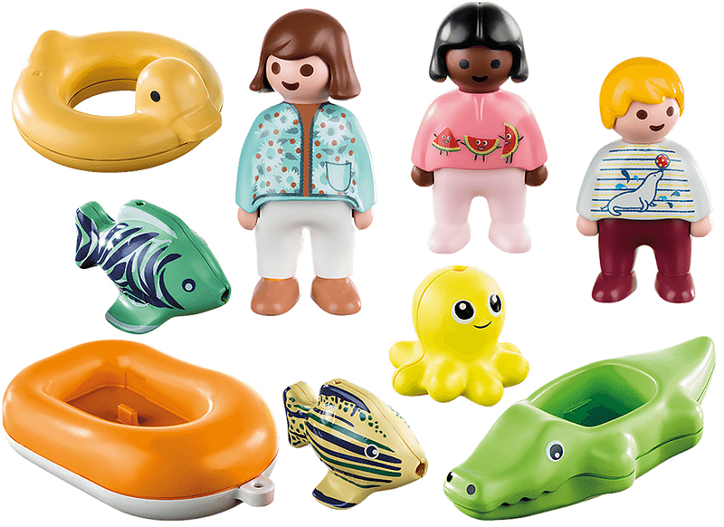 Eerste speelgoed - Playmobil - 123 - vrolijke waterbaan