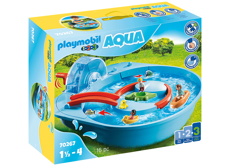 Eerste speelgoed - Playmobil - 123 - vrolijke waterbaan