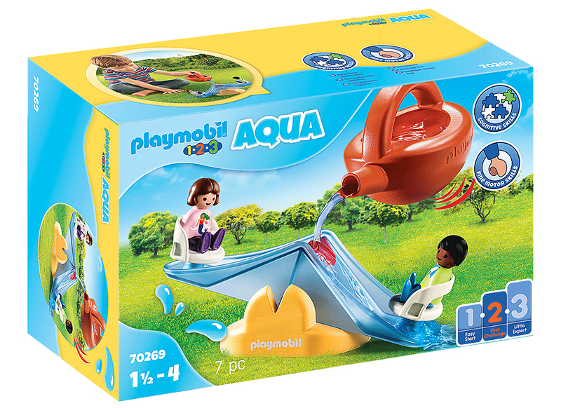 Eerste speelgoed - Playmobil - 123 - waterwip met gieter