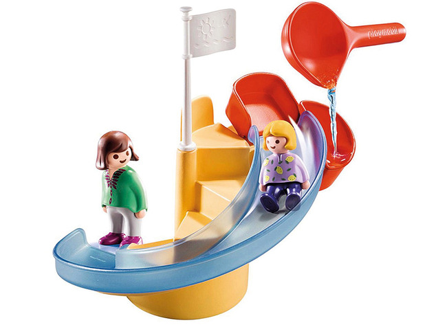 Eerste speelgoed - Playmobil - 123 - waterglijbaan