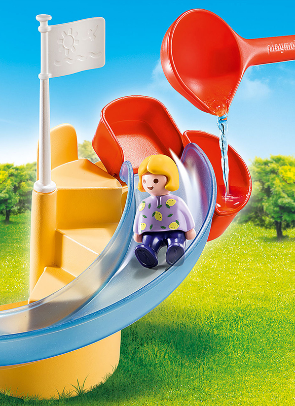 Eerste speelgoed - Playmobil - 123 - waterglijbaan