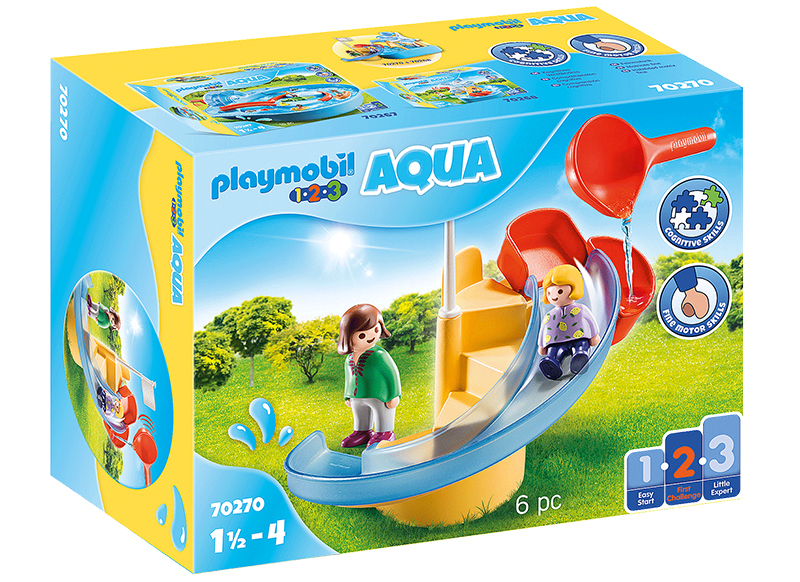 Eerste speelgoed - Playmobil - 123 - waterglijbaan