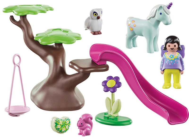 Eerste speelgoed - Playmobil - 123 - feeerieke speeltuin