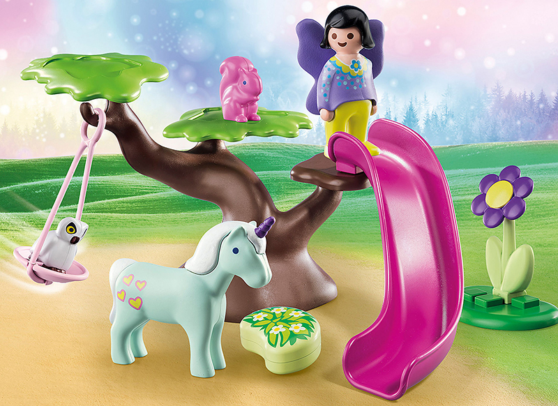 Eerste speelgoed - Playmobil - 123 - feeerieke speeltuin