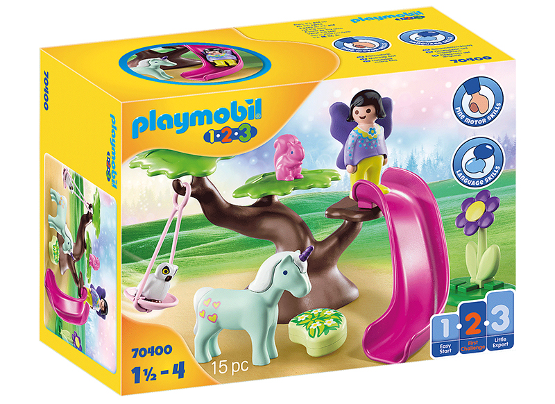 Eerste speelgoed - Playmobil - 123 - feeerieke speeltuin
