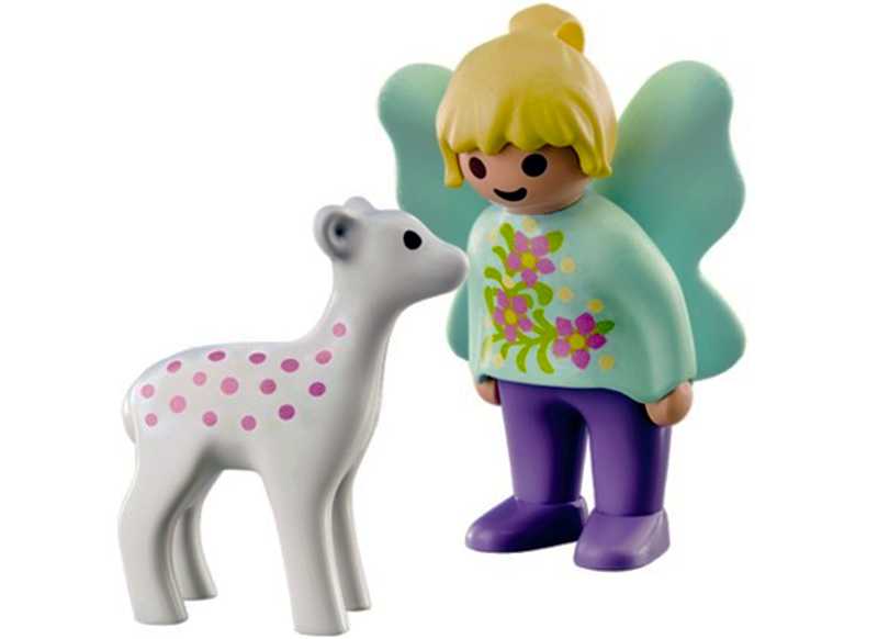 Eerste speelgoed - Playmobil - 123 - feeenvriend met reekalfje