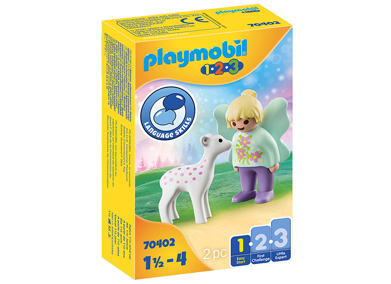 Eerste speelgoed - Playmobil - 123 - feeenvriend met reekalfje